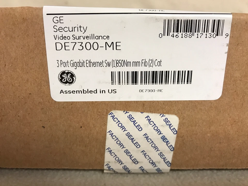 NEW GE Security IFS DE7300-ME - 3 Port Gigabit Ethernet Transceiver 62.5/125μm - Image 2 of 4