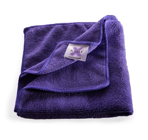 X-Pole High Quality Purple Microfibre Cleaning Cloth Pole Cleaning Fitness Dance - Bild 2 von 2