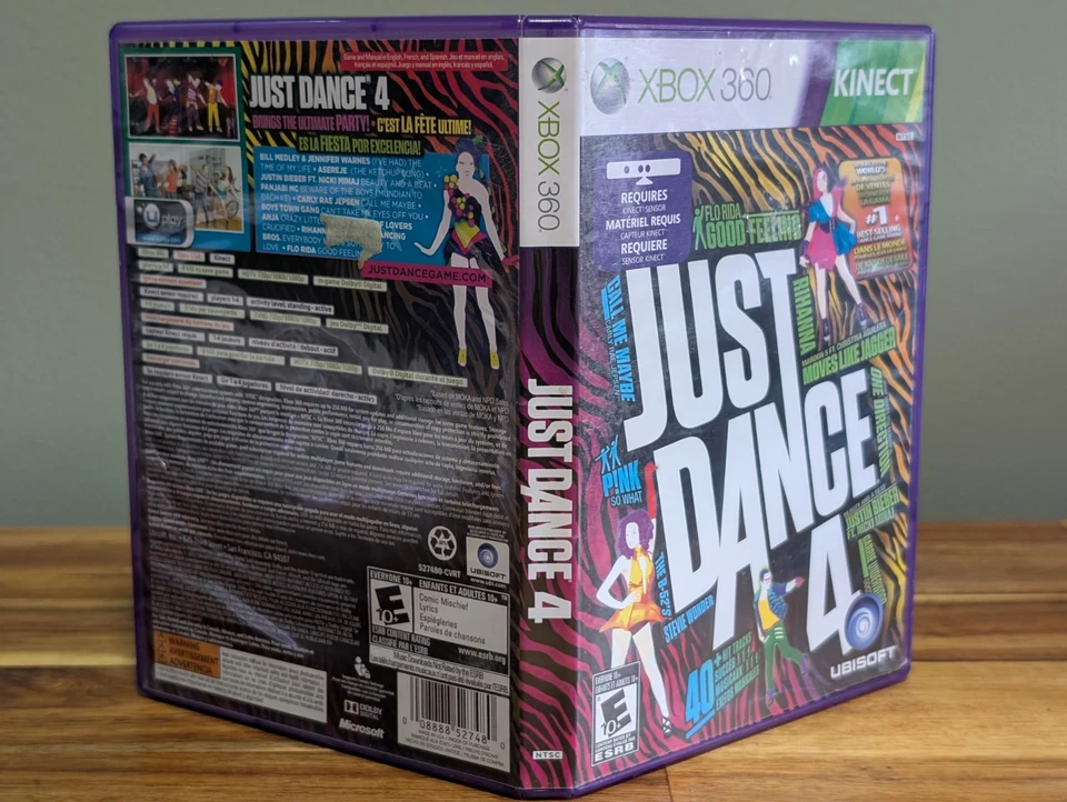 Just Dance 4 (Microsoft Xbox 360) ➡️CIB Complete  - Tested - Near Mint 📀! - Image 4 of 4