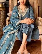 Women Cotton Rayon Kurti Palazzo Dupatta Set  Ethnic  Festival  All Occasions