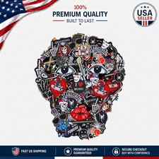 Assorted 30-Piece Embroidered Iron-On Punk Patches for Creative Personalization