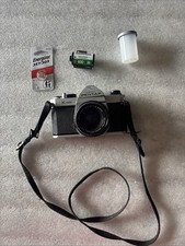 Pentax K1000 35mm SLR Film Camera Pentax M 1:2 50mm f2 Lens With Battery  Film