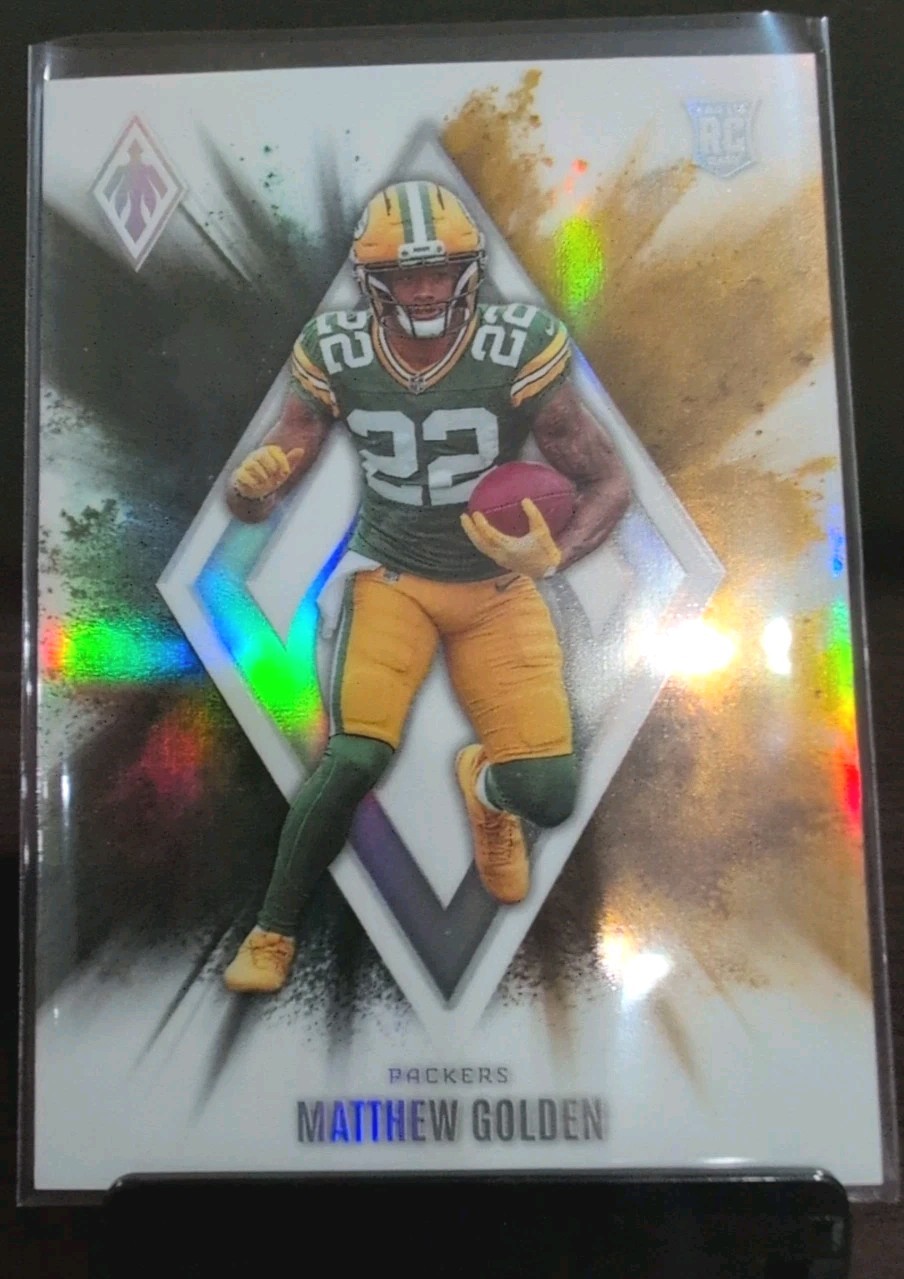 MATTHEW GOLDEN Colorblast RC 2025 Panini Phoenix #15 SSP Green Bay Packers