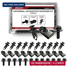 35PCS Universal Style Engine Under Cover Splash Shield Body Bolts Screws, Bumper