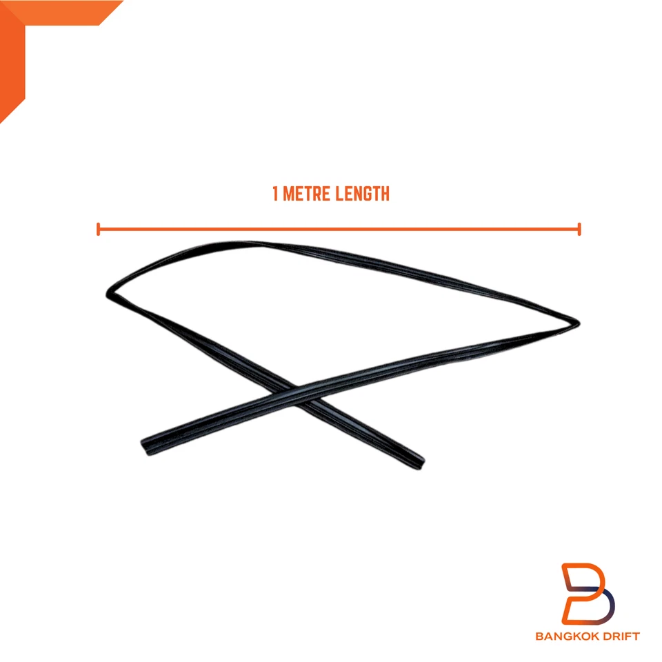 PAR DE FELTRO CANAL DE VIDRO PARA JANELA MAZDA B2000 B2200 B2600 86-93 15MM TAMANHO - Imagem 3 de 4