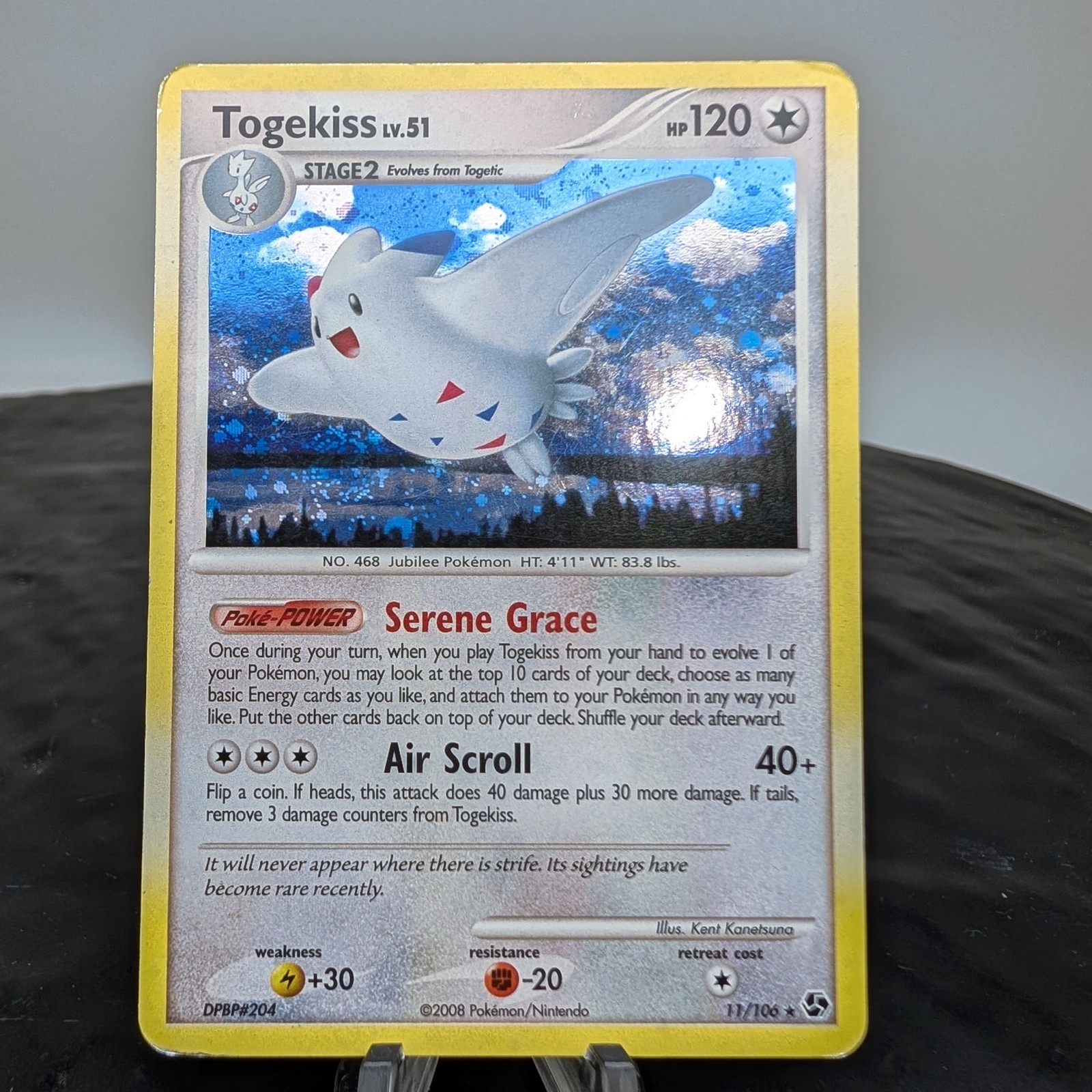 Pokemon TCG Togekiss Lv.51 11/106 Great Encounters Holo Rare 2008 MP ⭐