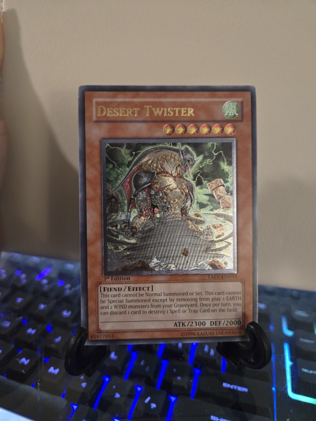 Desert Twister Ultimate Rare 1st Edition Near Mint TAEV-EN034