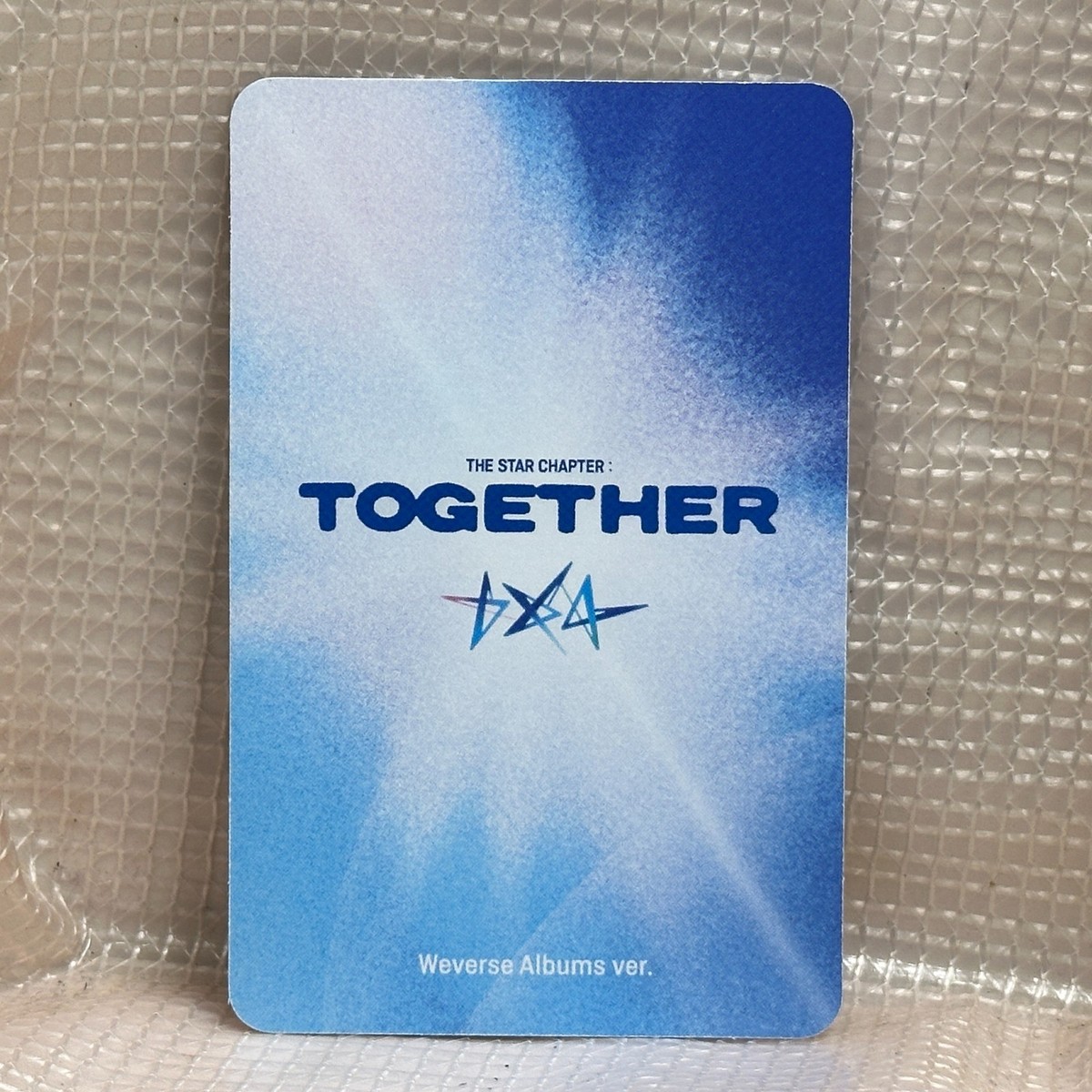 Soobin Official Photocard TXT The Star Chapter : Together Weverse