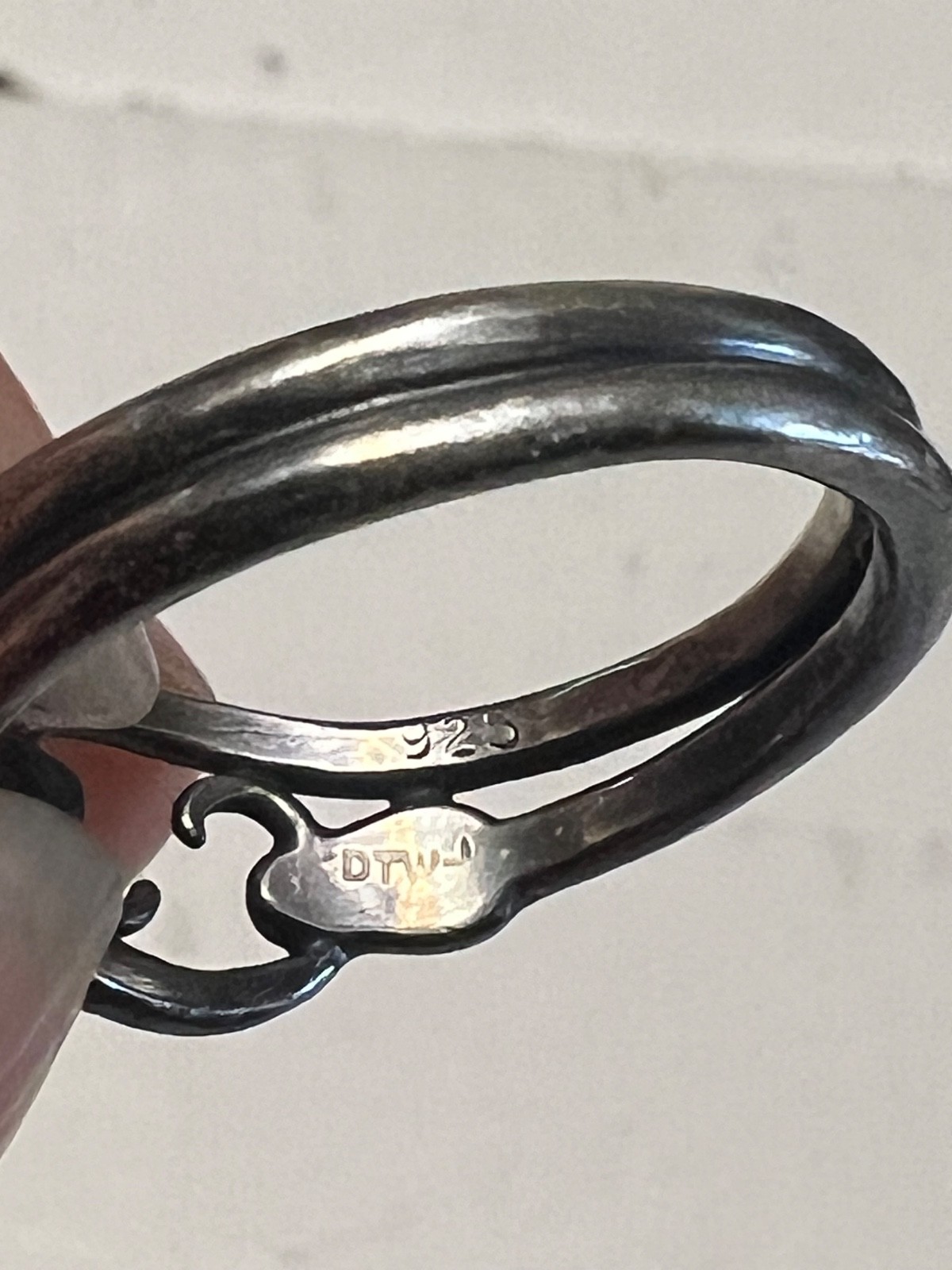 Silver Snake Ring Double Ouroboros Ring Statement… - image 3