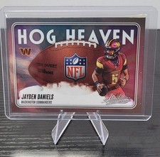 2025 Panini Absolute - Jayden Daniels Hog Heaven #HH-JDS - Washington Commanders