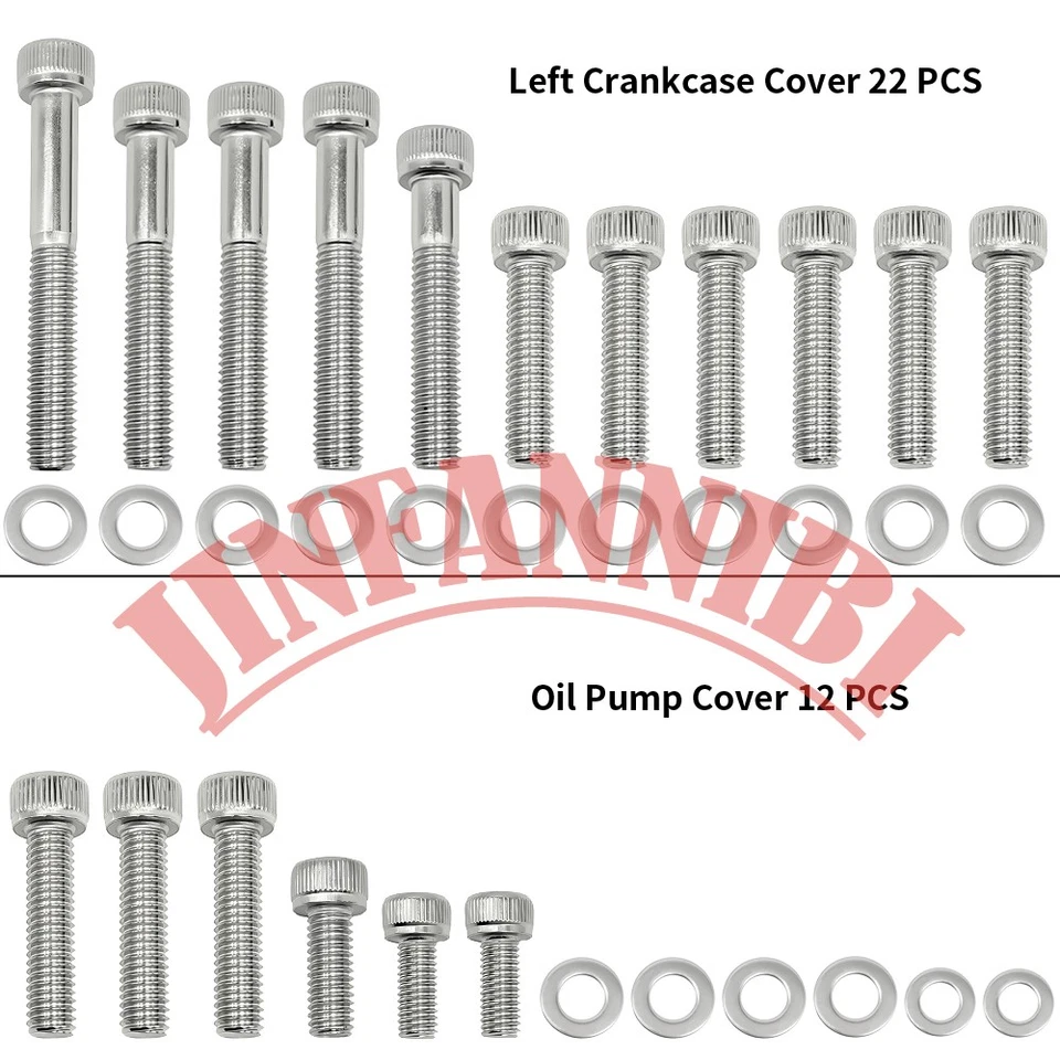 304 Stainless Steel Engine Bolts Screws Kit Set for Honda CT90 Trail 1966-1979 - Image 4 of 4