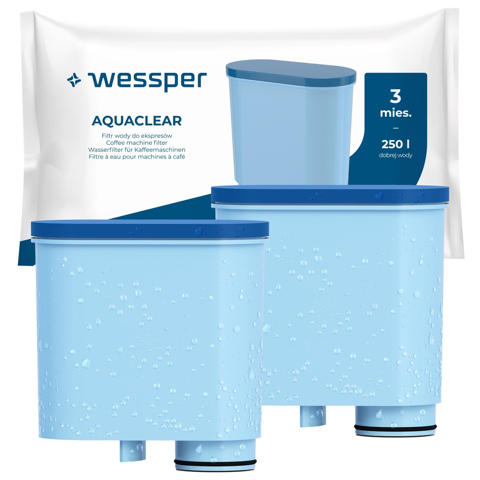 Wasserfilter für Saeco Philips Kaffeevollautomat AquaClean Wessper AquaClear 5x - Image 3