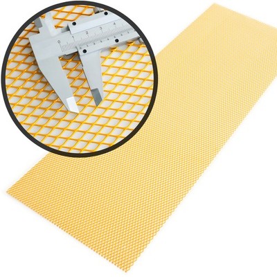 Alu Racing Gitter | 100*33 cm gold | Masche 6*12 mm | Auto Tuning Renngitter