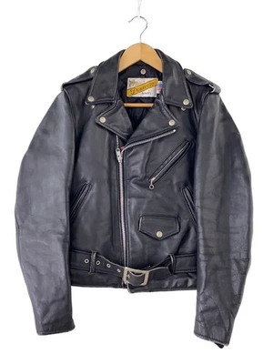 Schott Double Riders Chaqueta 34 Cuero Negro 4018 - Imagen 1 de 4