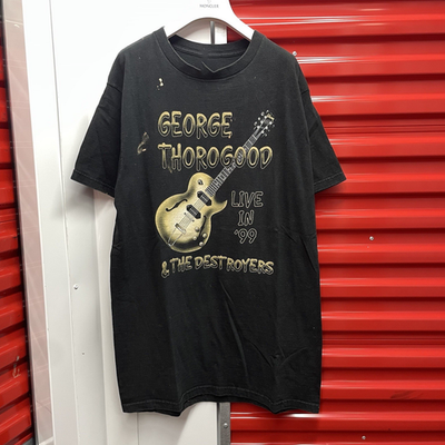 Vintage George Thorogood Tour Live 99 T-shirt unisex CL150 | eBay