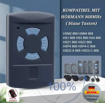 Ersatzhandsender Kompatibel mit Hörmann 868 MHz  HSM 4 HS 4 HSP HSD HSZ HSE 2