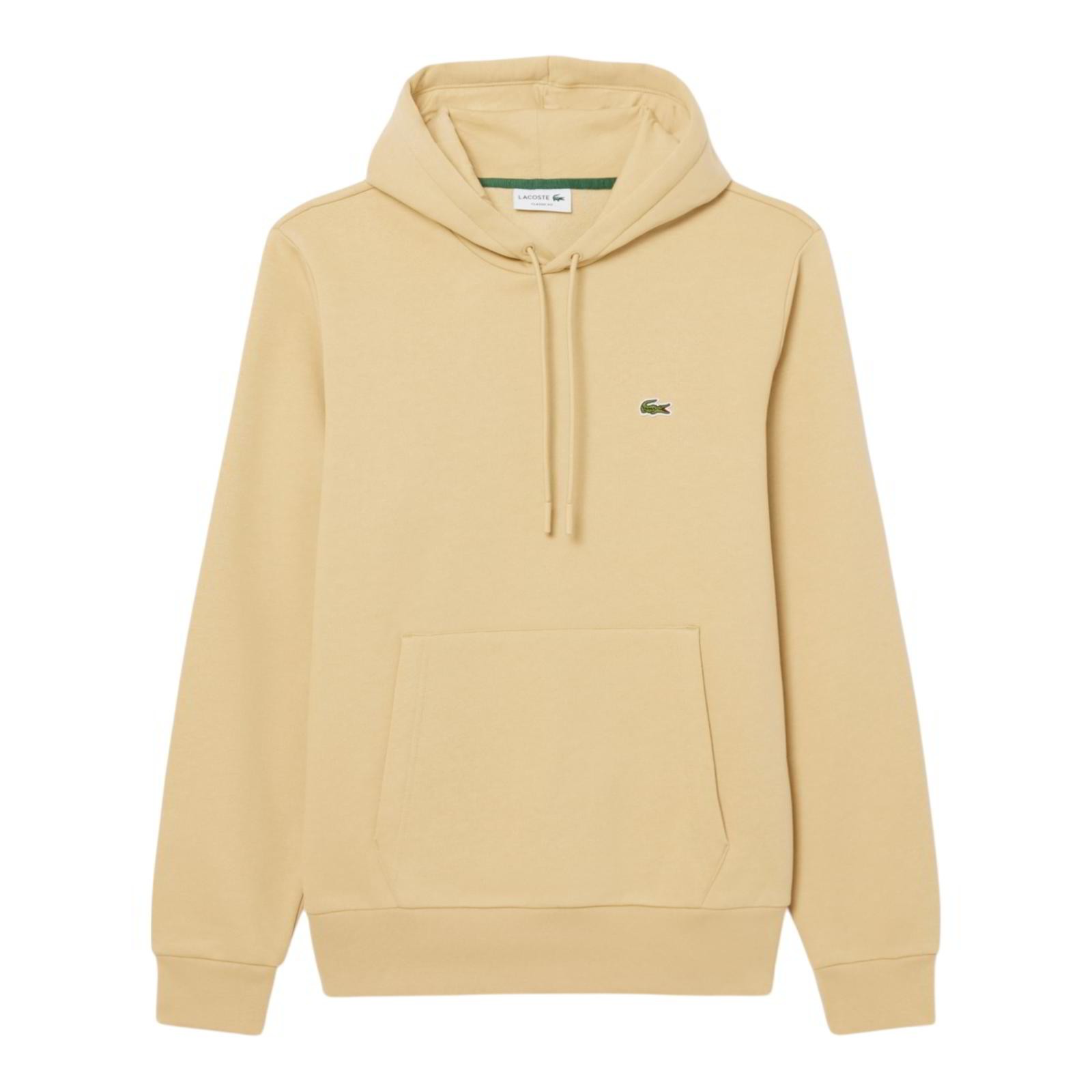 Lacoste Classic Fit Overhead Hoodie Beige