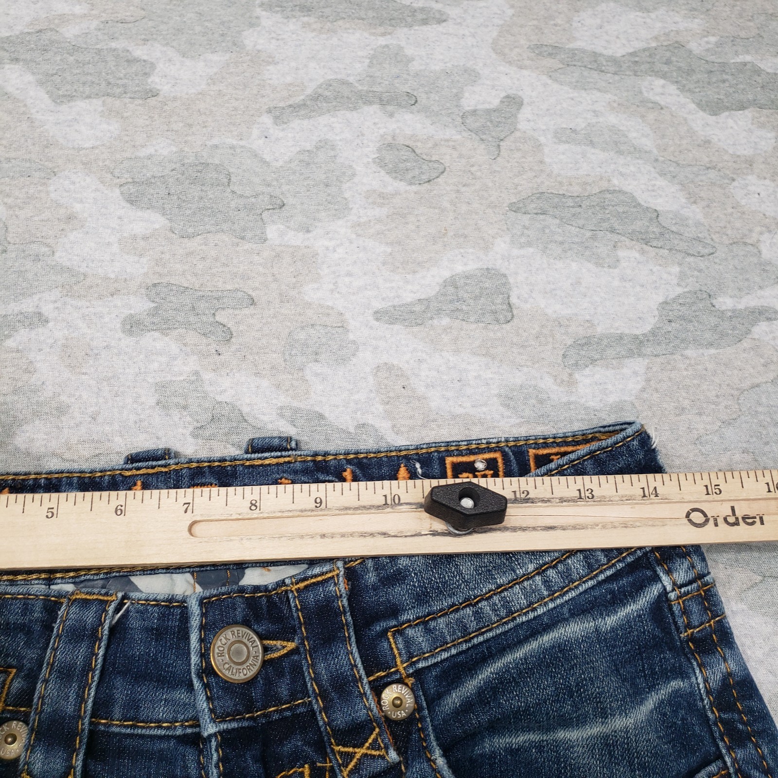 Rock Revival Jeans Mens 29 Blue Pockets Tommy Straight Denim Medium Wash