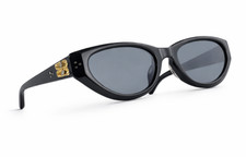 Gentle Monster Duns 01 Sonnenbrille Schwarz mit Etui Neu