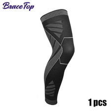 Bracetop 1 PC Maniche per Gambe Complete Maniche Lunghe a Compressione per Gambe