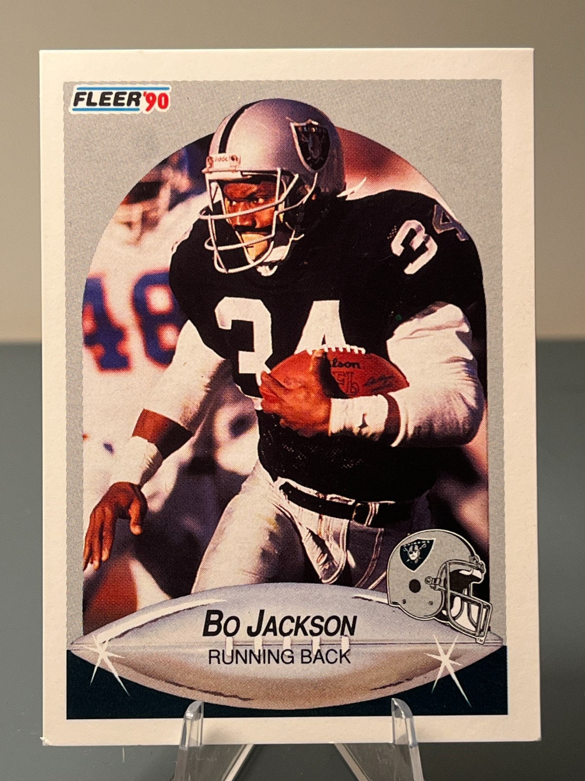 1990 Fleer #256 Bo Jackson Oakland Raiders