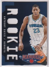 NBA Anthony Davis 2012-13 Panini Marquee Basketball Rookie Card No. 312 Lakers