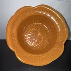 Vintage 1940s McCoy Yellow Scalloped Footed Bowl “Excellent condition”