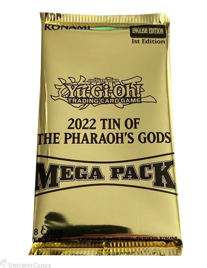 YuGiOh! MP22: Tin of the Pharaoh's Gods 1st Edition Mega Pack x1