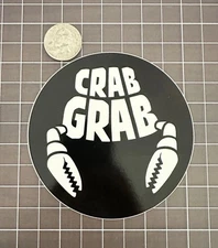 Crab Grab Snowboard Sticker