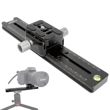 Koolehaoda 240mm Rail Nodal Slide Quick Release Plate Clamp Camera Tripod Bra...