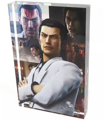 Yakuza Akira Nishikiyama Acrylic Stand 15cm Ryu ga Gotoku Limited Ed Art Display