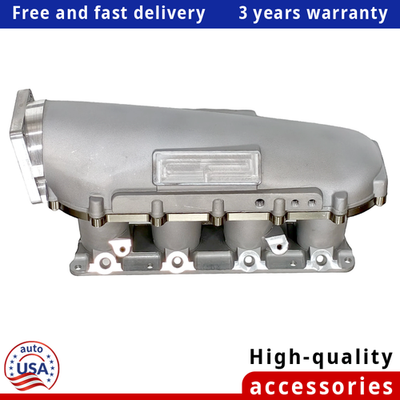 #ad Aluminum Silver Race Intake Manifold For Honda K20 K24 K Series K Swap $368.37