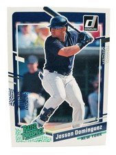 2023 Panini Donruss Jasson Dominguez #89 Rated Prospect New York Yankees