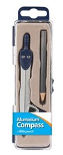 Professional Metal Drawing Compass, Reusable Mathematical Instrument with Safet