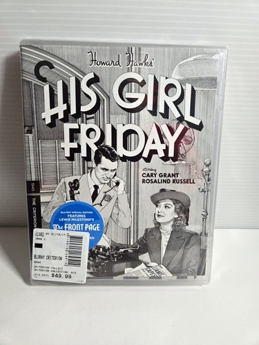 His Girl Friday (1940) disc cover