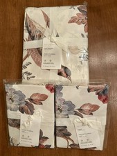 NEW Pottery Barn F/Q PIPER FLORAL DUVET COVER 2 EURO SHAMS