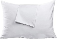 4 Pack Premium Cotton Pillow Protectors with Zipper Soft Breathable Covers