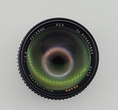 #ad Vintage Sears Auto 135mm f 2.8 Multi Coated Lens PK Pentax K Mount 52mm $19.95