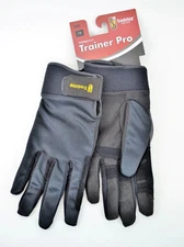 TREDSTEP Ireland Trainer Pro Flex-Grip Palm Horse Riding Gloves Sz.10  NEW (A7)