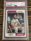 Mike Trout 2023 Topps Heritage - Image Variation #5 Angels HOF