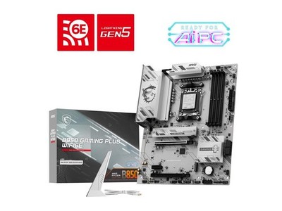 MSI B850 GAMING PLUS WIFI6E AM5 AMD B850 SATA 6Gb/s 5G Network Wi-Fi7 DDR5