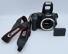 Canon EOS 250D 24.1MP DSLR Camera Body Only Black 4K Video Wi-Fi Battery Tested