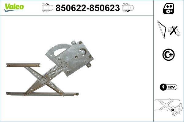 Valeo Fensterheber 850622 FüR Toyota Verso Avensis VVT ZZT250_ ZZT250R ZZT251_-image