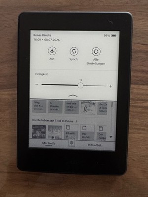 Amazon Kindle Paperwhite 7. Generation eBook Reader 6 Zoll Wi Fi 4 GB Schwarz