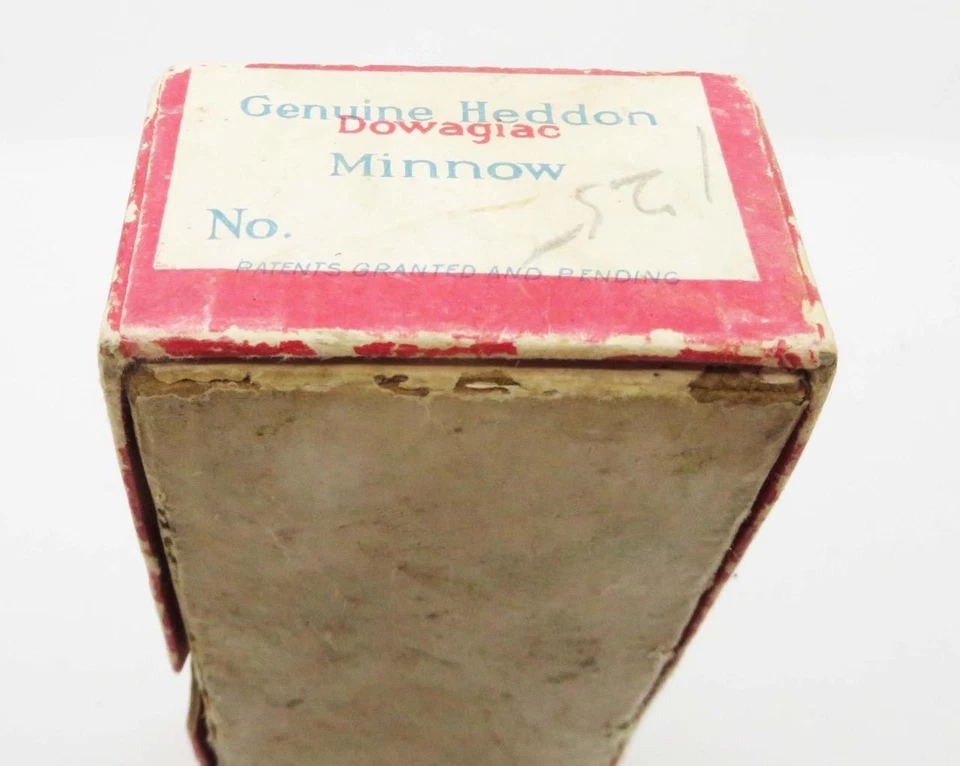 Y89) CAJA SEÑUELO DE PESCA VINTAGE HEDDON DOWN SALTANDO SIN SEÑUELO Foto 3 de 4