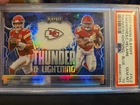 2020 Panini Playoff Thunder & Lightning Patrick Mahomes And Edwards- PSA 10