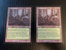 2x Hickorygehölz / Hickory Woodlot, Magic, Mtg, deutsch