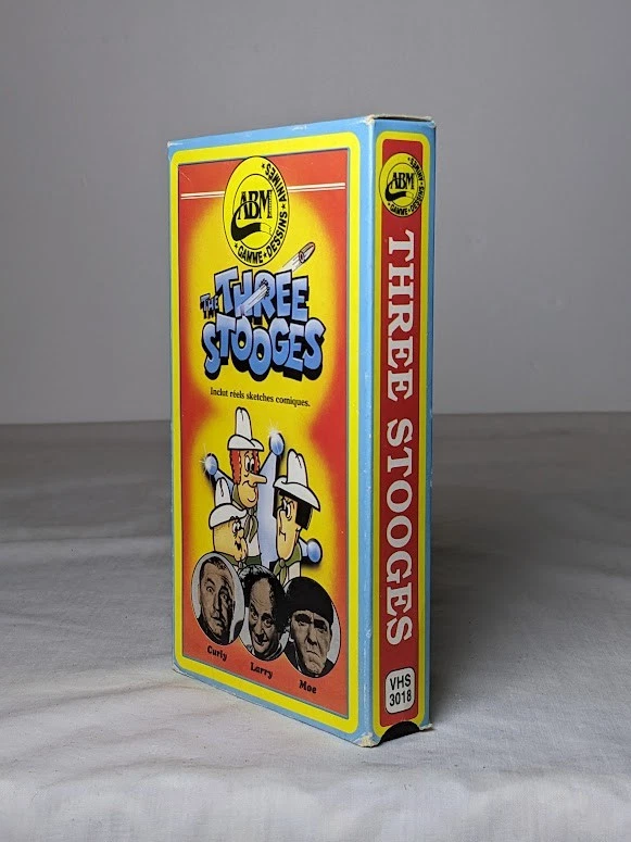 The Three Stooges – ABM Animated Series + Live Sketches (French Edition VHS) - Image 4 of 4