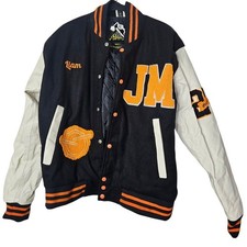 NEW Varsity Jackets M Letterman Band Leather ...