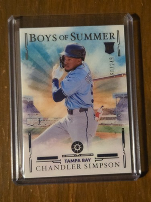 #ad 2024 Panini Boys Of Summer Chandler Simpson 190 249 RC $10.00